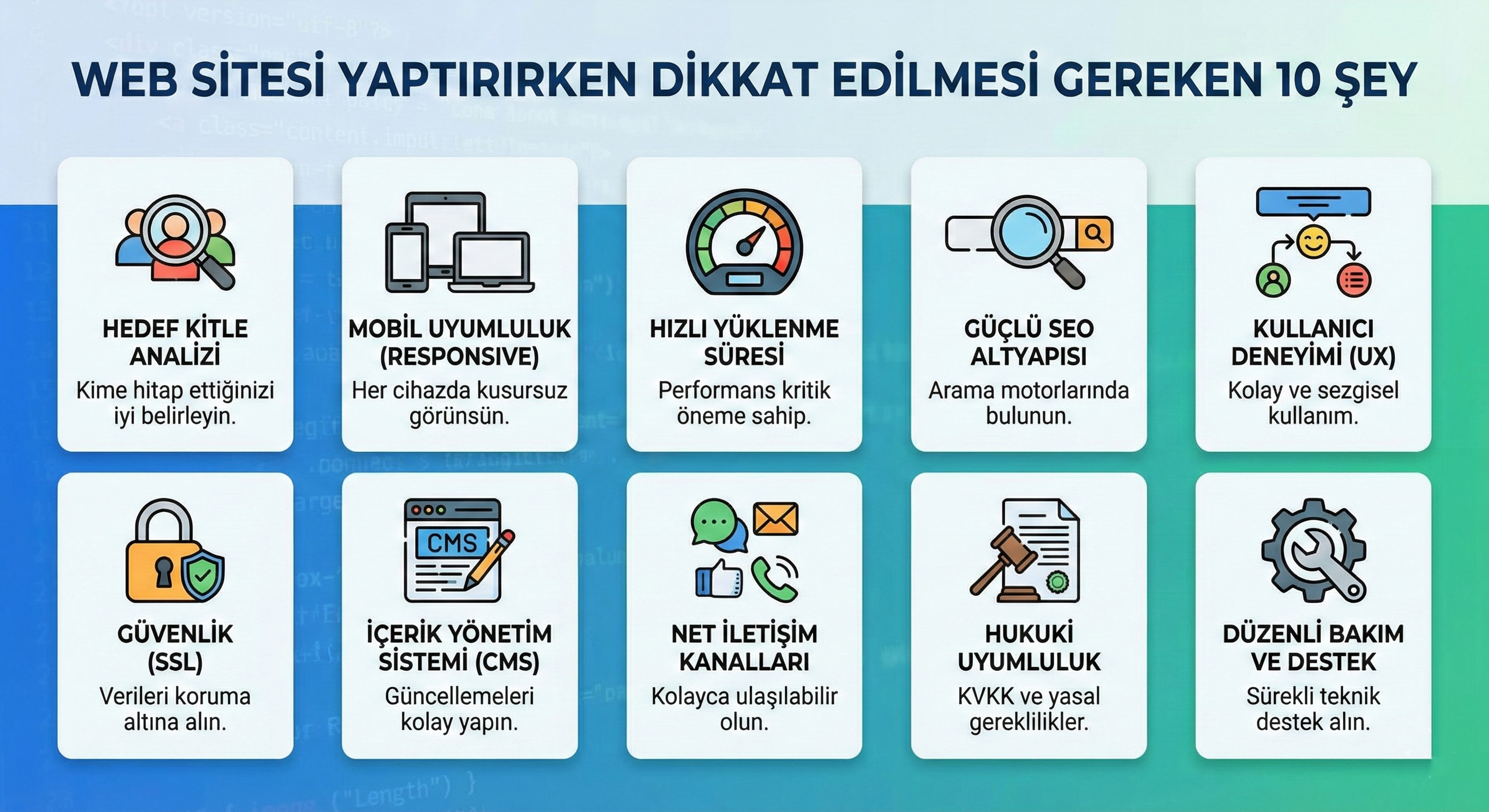 Web Sitesi Yaptırırken Dikkat Etmeniz Gereken 10 Kritik Madde: Dijital Başarının Yol Haritası